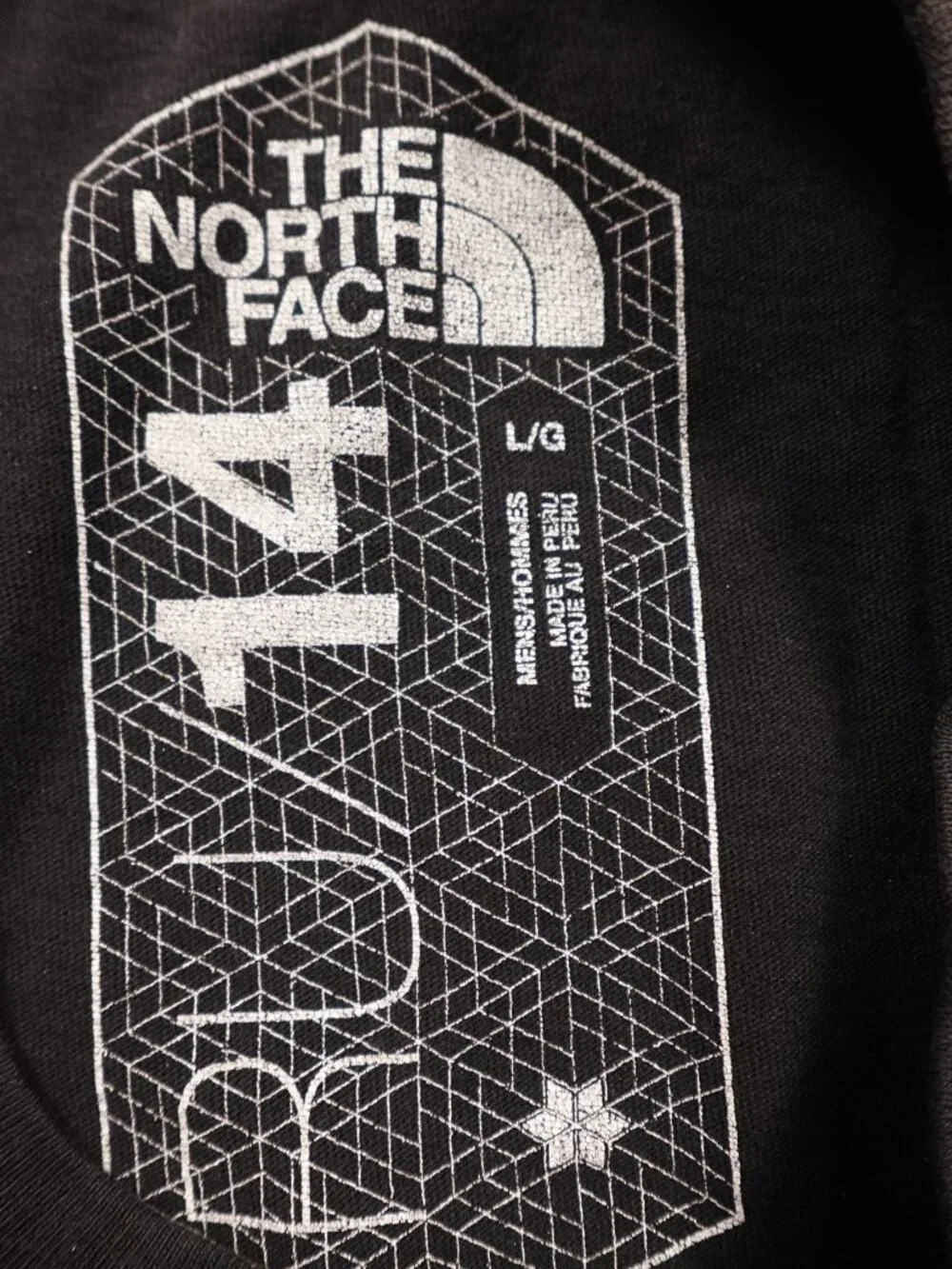The North Face RU/14 Sochi Winter Olympics T-Shirt Men's Large Black Graphic